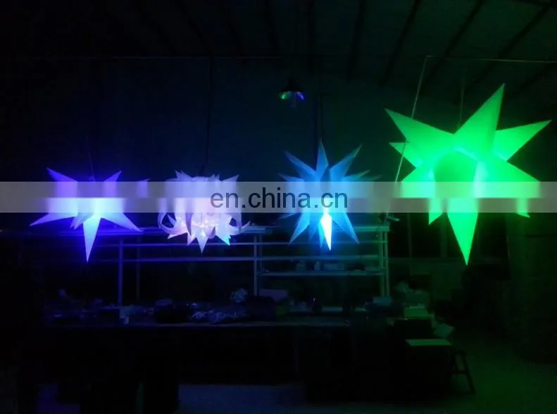 Hot sale LED inflatable star / decorative inflatables for promotion