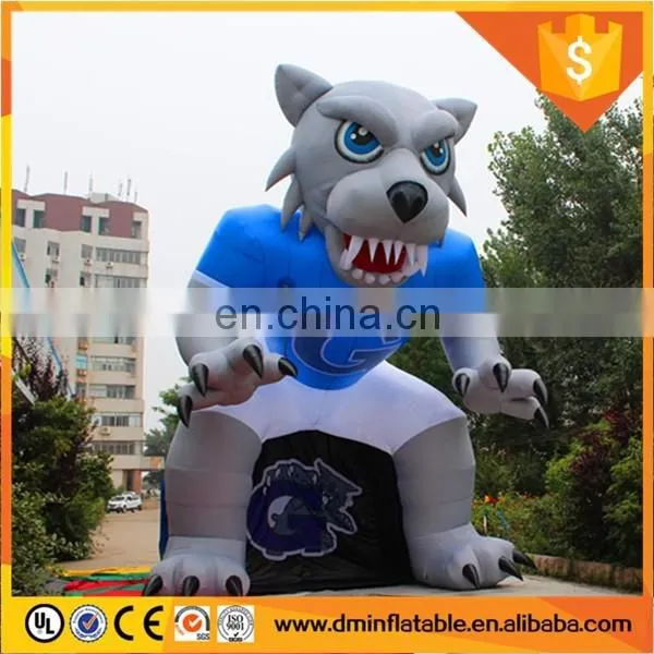 lifely Eagle Head inflatable cartoon tunnels with factory price /inflatable mascot tunnel/inflatable sport tunnel for football