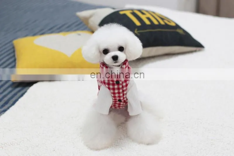 Elinfant classical cage pet dog cloth dog padded clothes