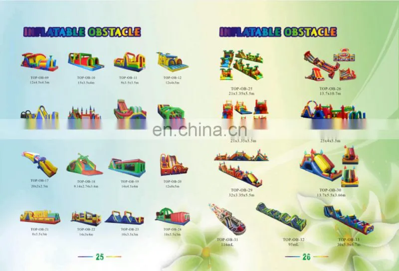 Top quality inflatable bouncer,inflatable obstacle barrier on sale