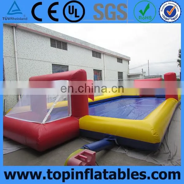portable inflatable water soccer field