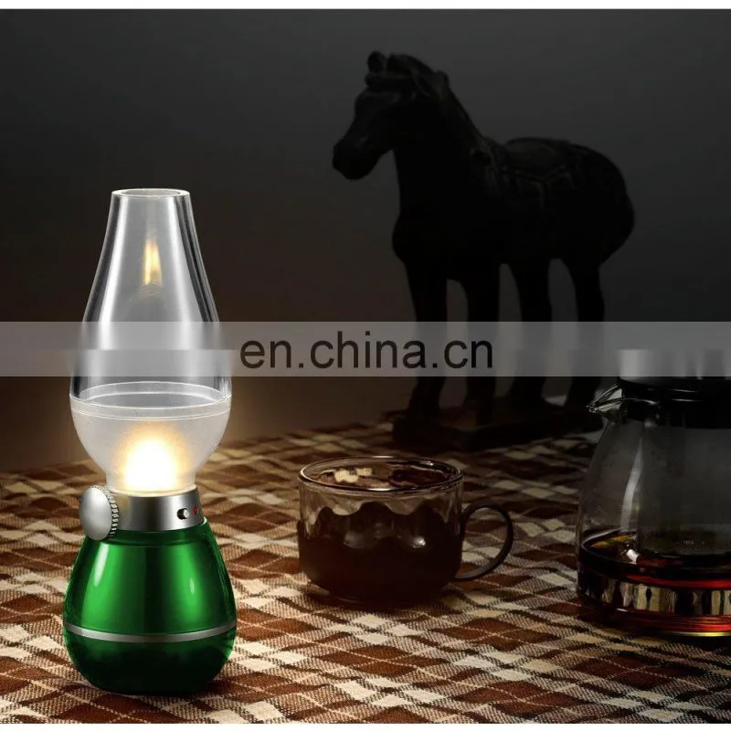 Hot sale USB Rechargeable LED Kerosene Oil Lamp led night light led lamp 5v