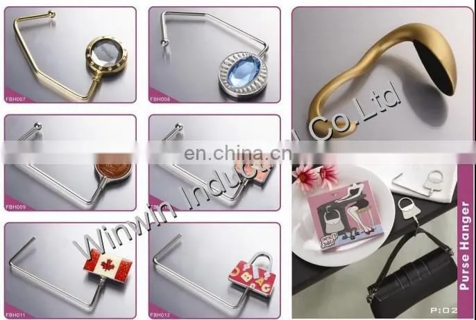 crystal purse hanger for promotion