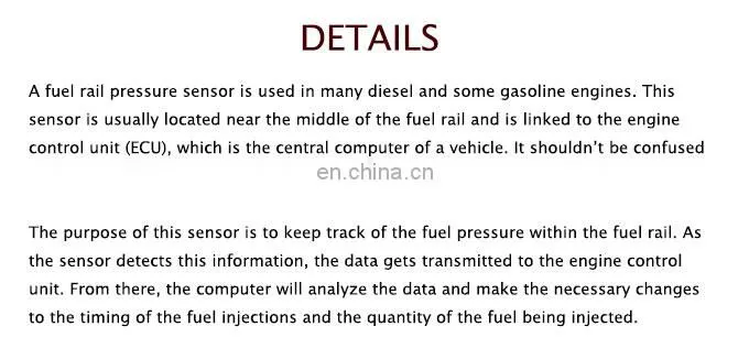 Sensor 8154755/8155618 Water Temperature Sensor For Volvo Truck