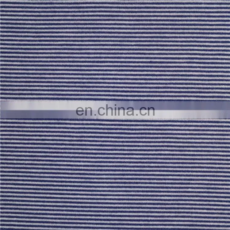 Stock Lot Fabric Modal Spandex Stripe Jersey Fabric for apparel