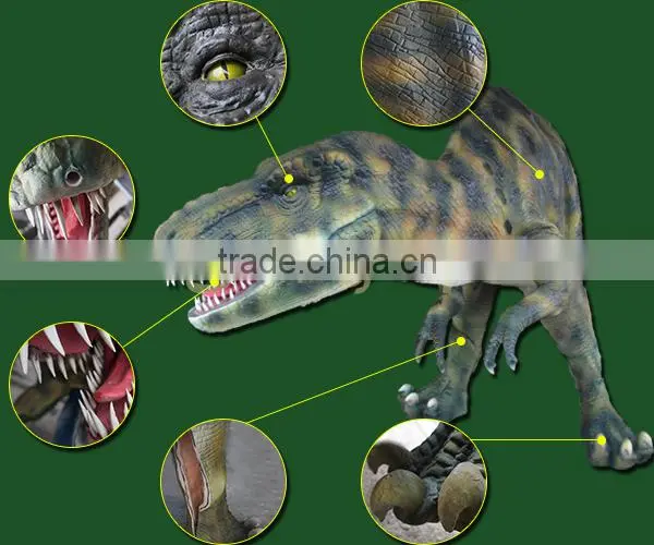 Lisaurus-C-High Quality Most Realistic Factory Price Fiberglass Silicon Dinosaur for Theme Park on Sale