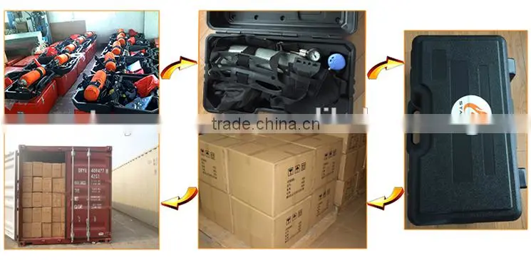 Personal Protective Equipment Of Carbon Fiber Gas Cylinder SCBA