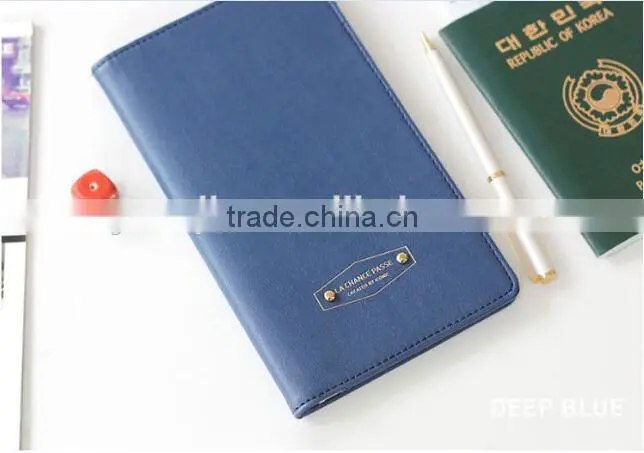 Passport Case, Travel Wallet Blocking Passport Cover Compact Case Holder Wallet,Prevent Degaussing,Classic Long