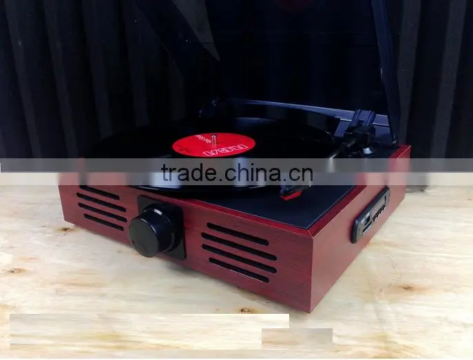 Classic Vintage Design!!! Simple Turntable& Vinyl Record LP