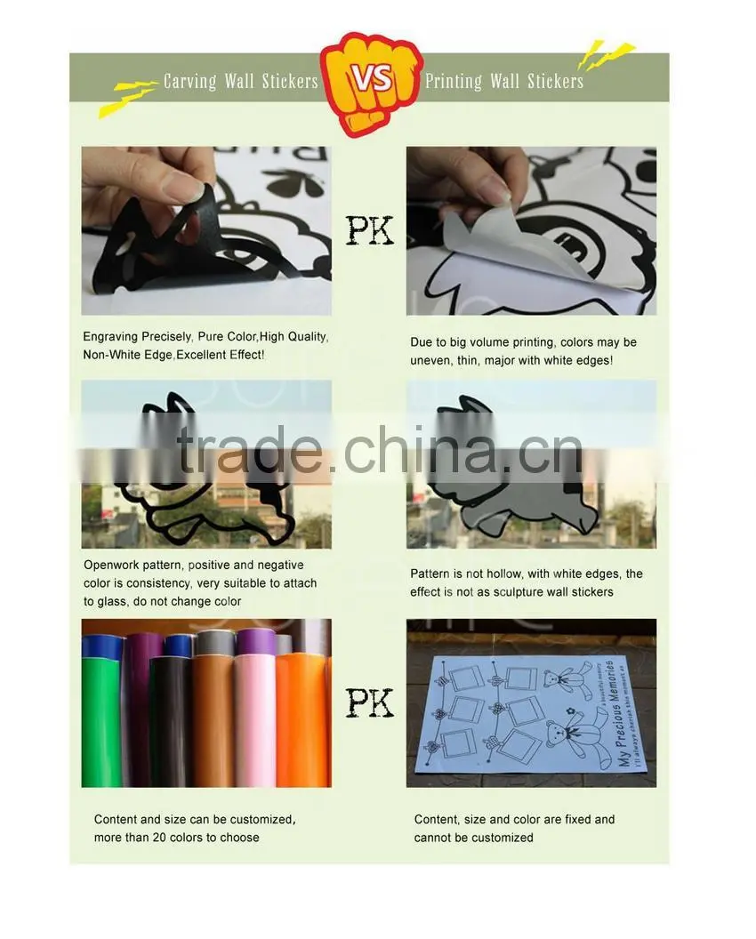 perforated stickers DIE CUT COLORFUL STICKER