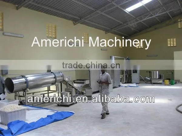 Puff Corn snacks food extruder in Uganda