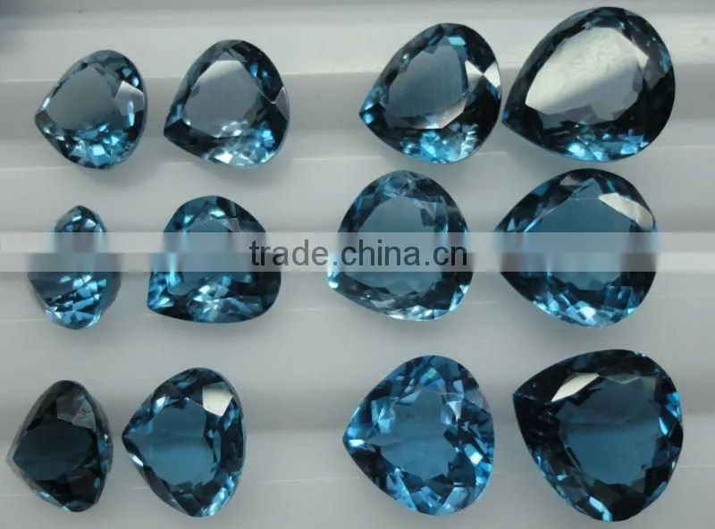 London Blue topaz, gemstones, semi precious stones