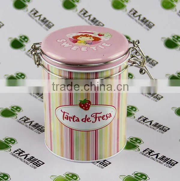 Tin container metal tin coffee tin