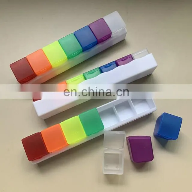 Travel 7 Day Pill Case with 7 Separated Compartments