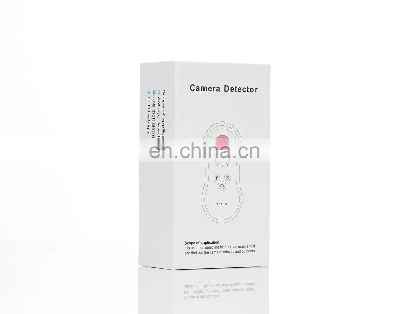 Personal Security Theft Alarm Wireless Camera Detector Motion Vibration Sensor Anti-Spy Camera Detector for Hotel