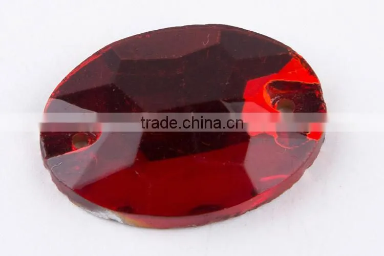 Hot Selling Products Beads Crystal Beads Rhinestone Embellishments For Dresses /With Two Holes Sew On Crystal Rhinestone