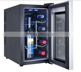 8 Bottles Commercial Vertical Thermoelectric Wine Glass Cooler