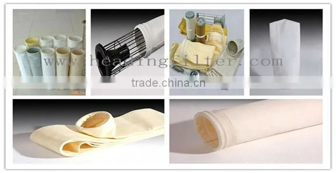 China PPS filter bag dust collection bag for bag house