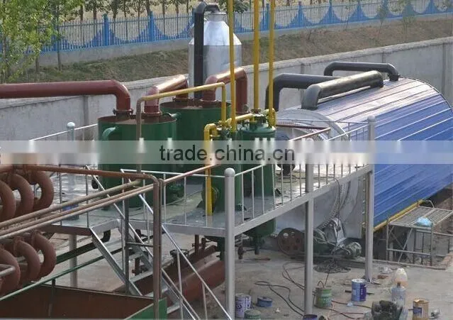 Change black oil to yellow used motor oil recycling plant Petroleum oil refinning machine
