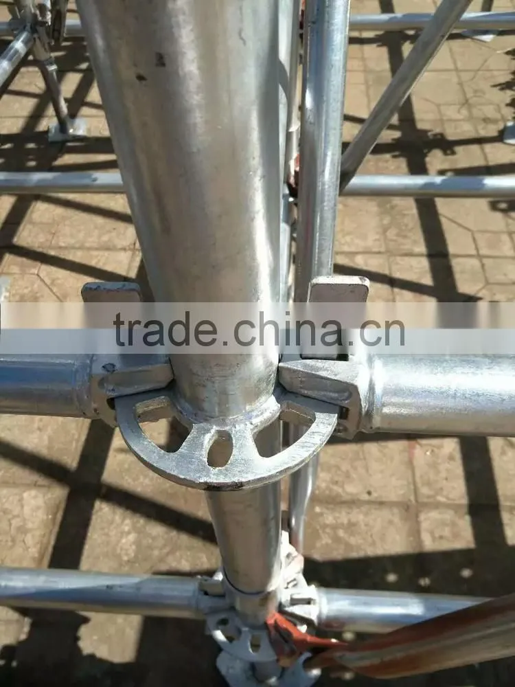 construction hot dip galvanized steel scaffolding for Middle East