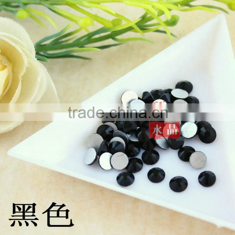 Wholesale Decorative Flat Back Round shape Crystal DMC Rhinestones ss8