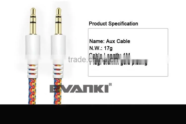 2016 top selling products in alibaba pure copper 3.5mm stereo male to male audio aux cable alibaba co uk free sample