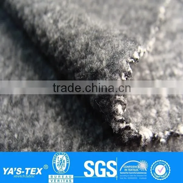 grey bamboo fabric bamboo polar fleece fabric brush fabric for winter sportswear Bedding hat