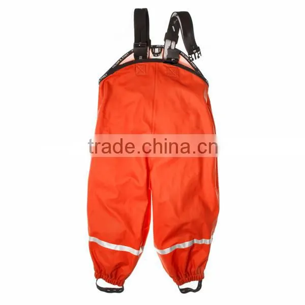 PU/ PVC Kids Rain Bib Pants