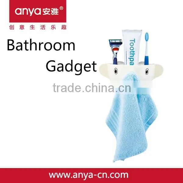 D710 New Design Bathroom Ware Accessories Elephant Shaped Hanging Soap Holder Plastic Soap Case Shower Dish Soap