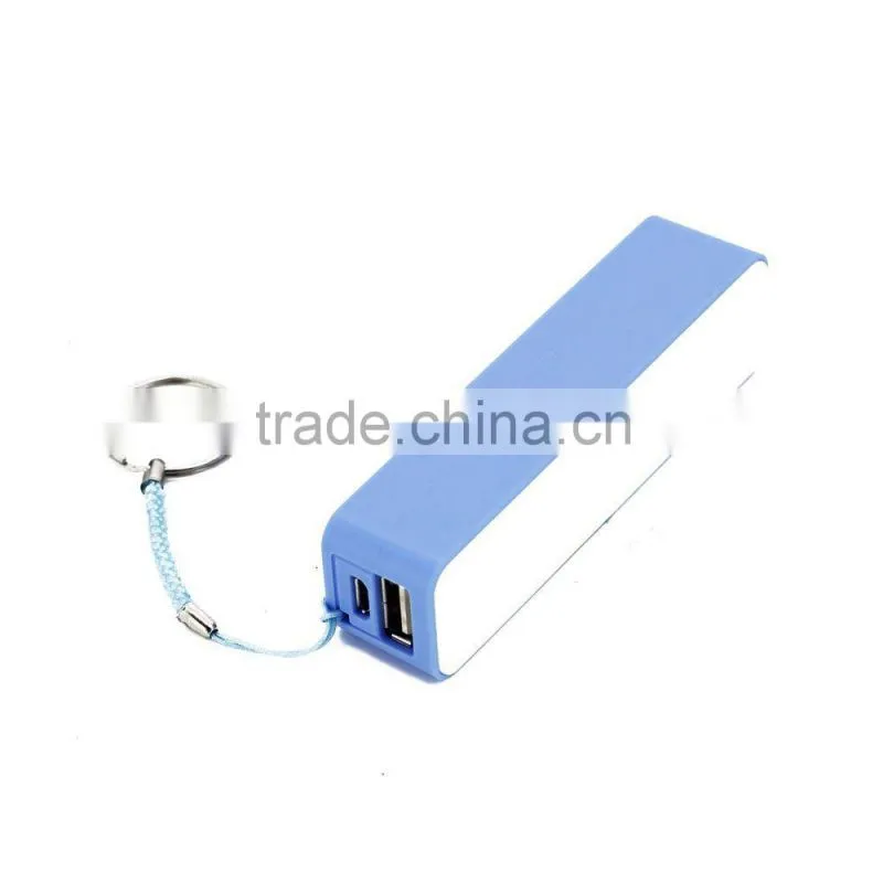 Blue color perfume 2600mAh power bank for mobile Phone