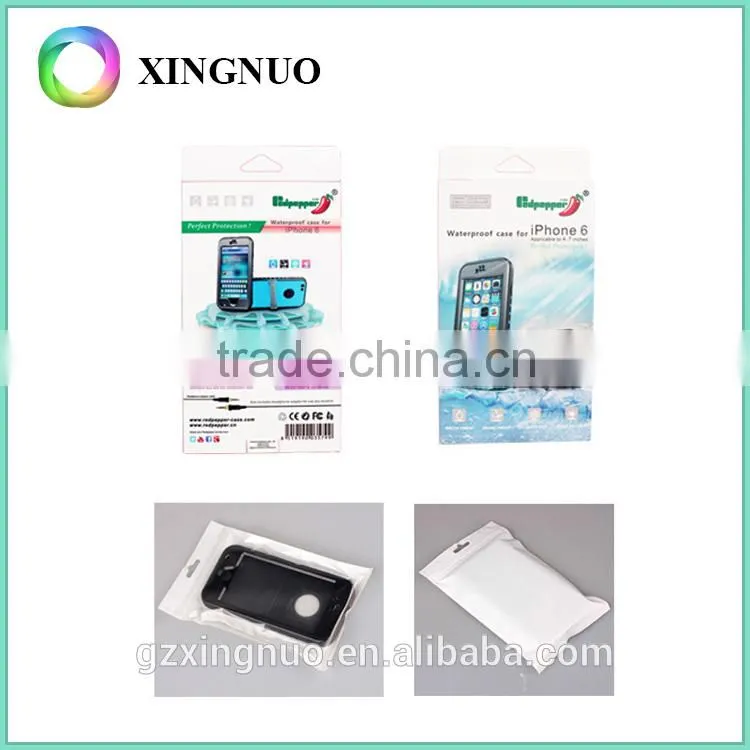 Hot selling Waterproof silicone pc cell phone case cover for iphone 6