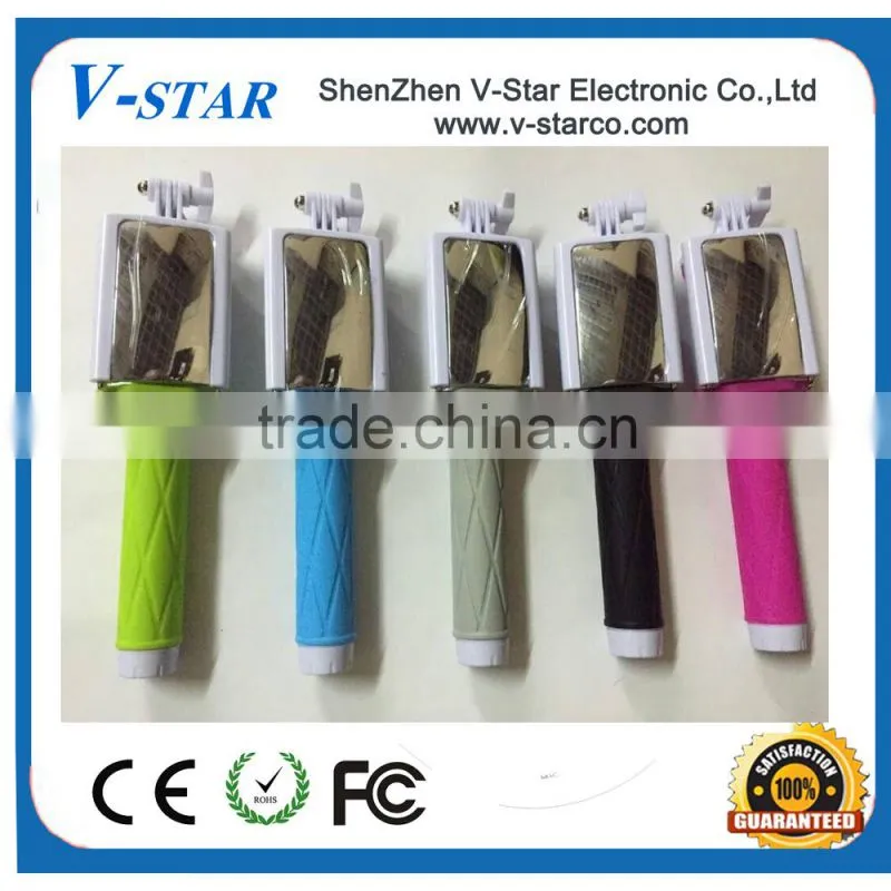 Travelling necessity selfie stick with bluetooth button, wireless monopod selfie-stick,selfie stick bluetooth