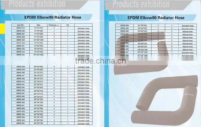 Car Upper&Lower Radiator Rubber Hose