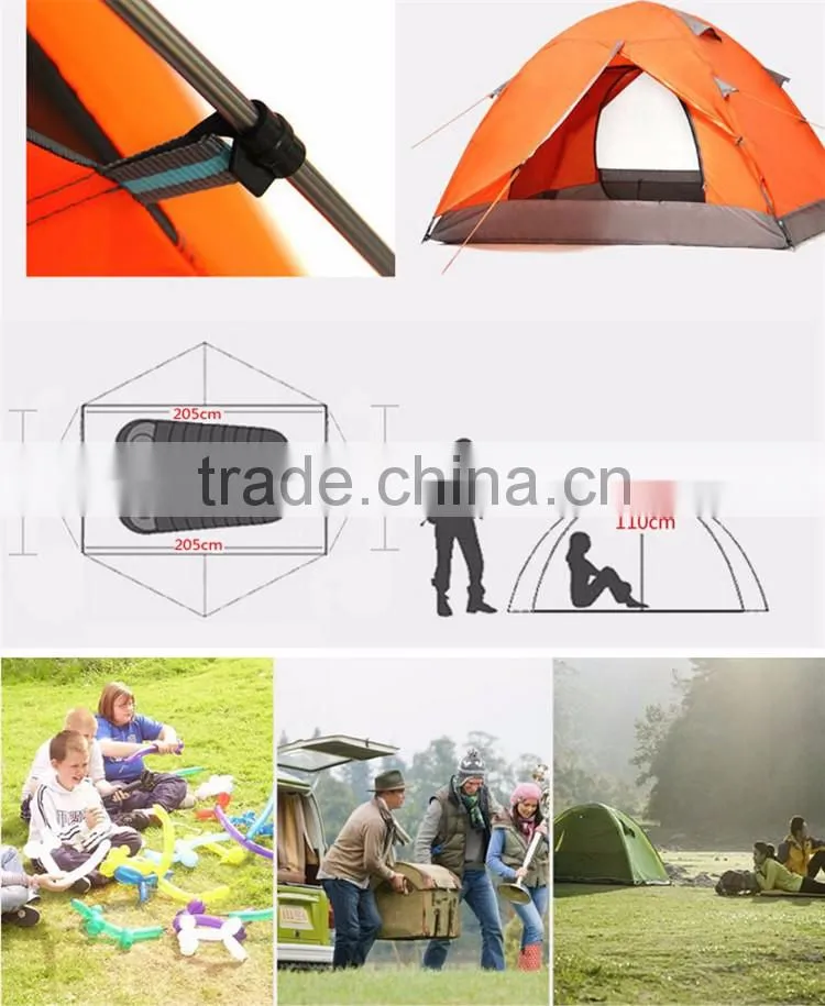 Camping Travel Outdoor Beach Rain Tents 2 Man Emergency Dust Proof Tent