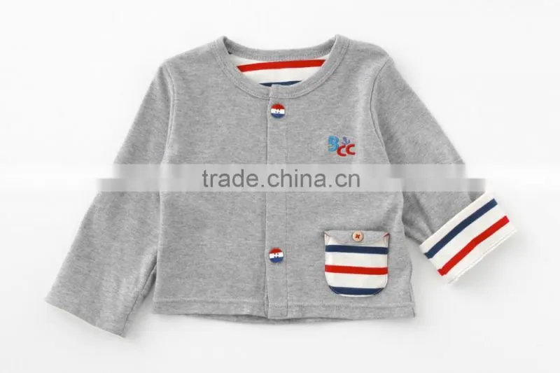 2016 Japanese wholesale products cute baby boy cardigan outfits infant wear children garment toddlers kids clothing