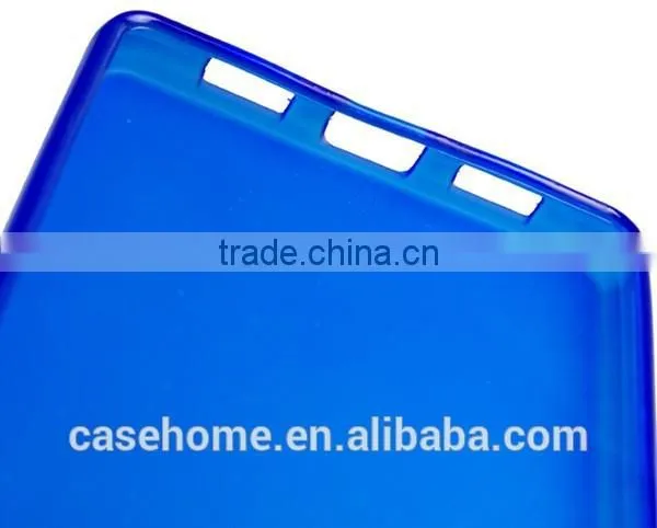 Slim TPU soft back cover case for huawei P8 lite