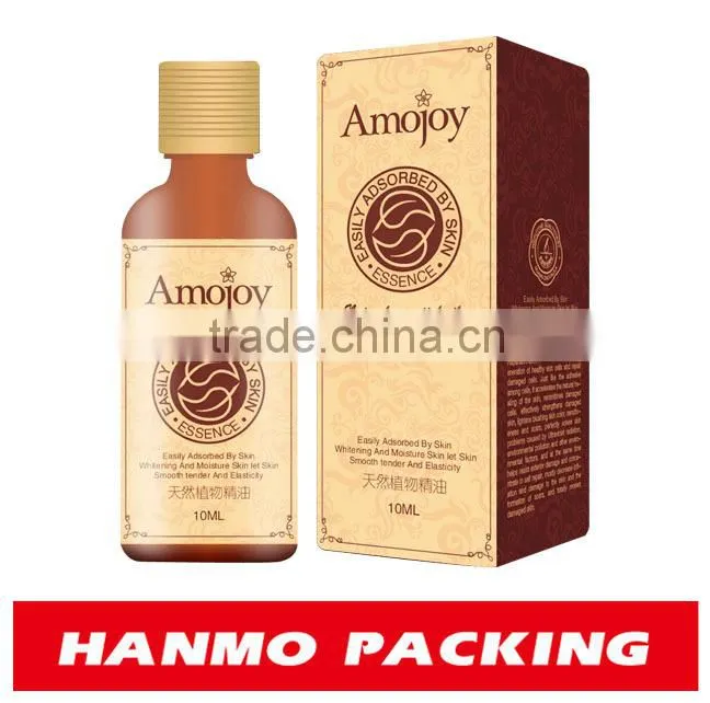custom made&printed hinged lid oil essential box with eva insert factory price