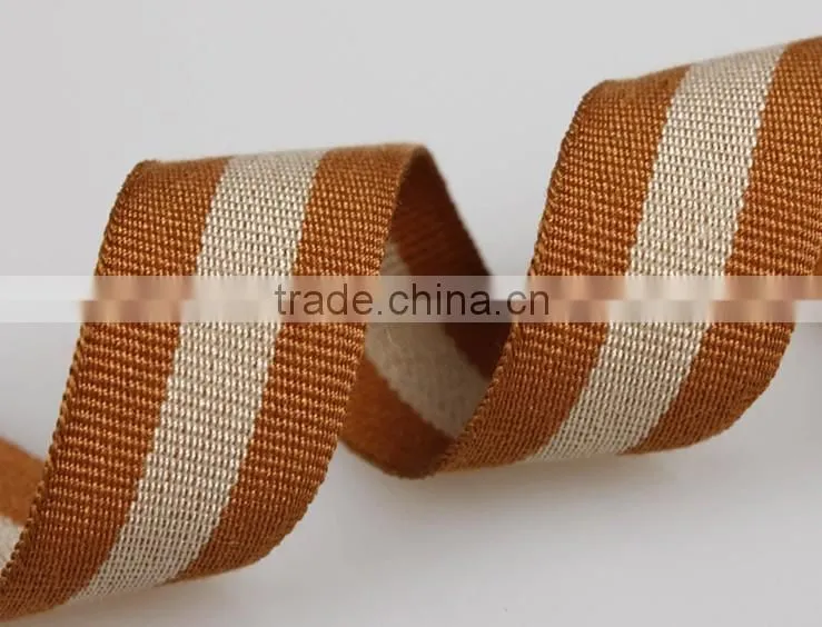 mixed color polyester plain UV resistance webbing ,badge medal webbing