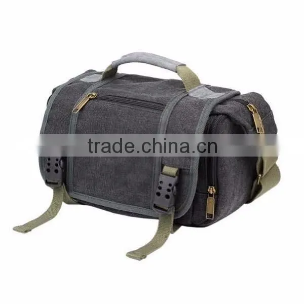 2016 single shoulder portable dslr Mini SLR sloop material canvas camera messenger bag