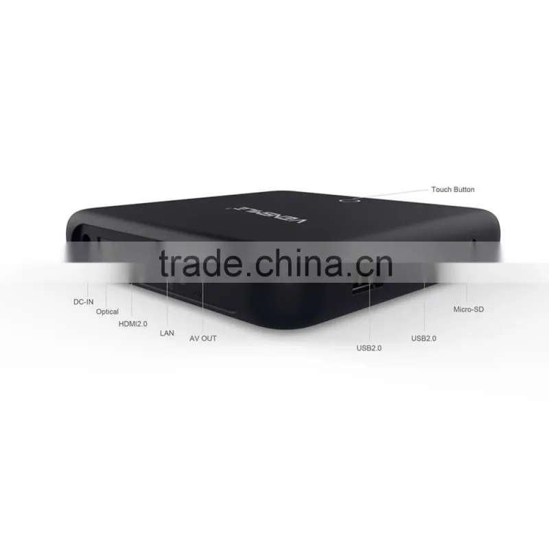 2016 new top tv box U1 tv box Remix 2.0 OS Amlogic S905 Quad-core 64-bit 2GB 32GB from China supplier