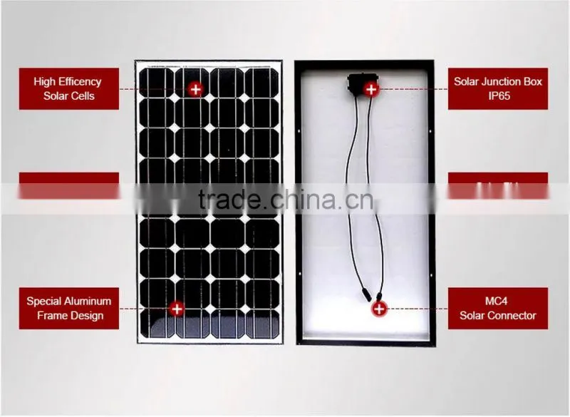 80W MONO SOLAR PANEL