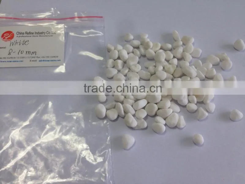 Snow white garden pebbles wholesale