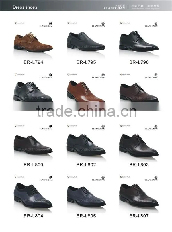 Fashion mens patent leather black shoes