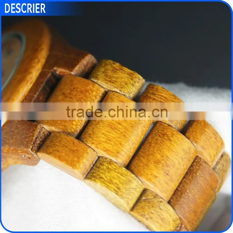 2016 new Bamboo Wooden Watch with Japan movement custom dial wood watch