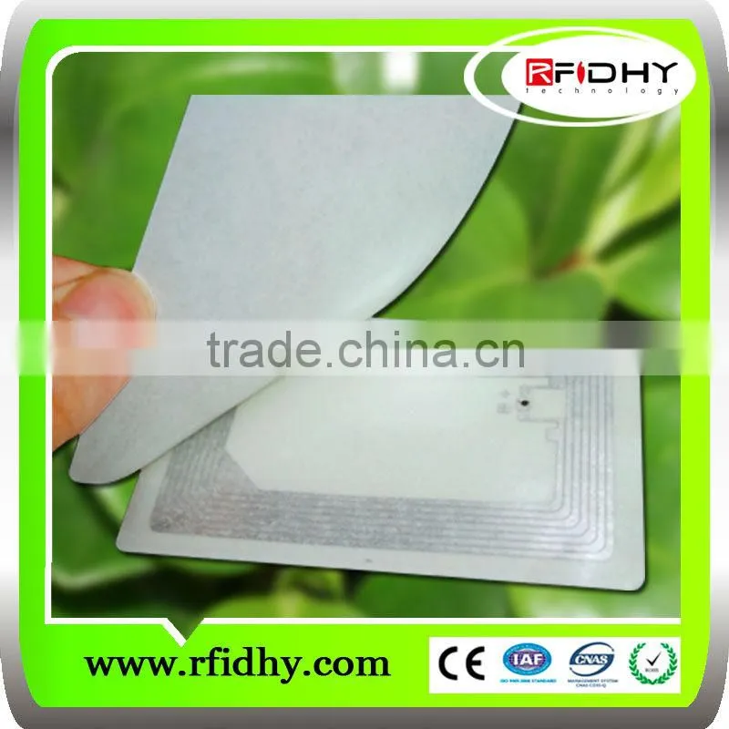 Free samples HF rfid sticker/nfc sticker/transponder 13.56mhz