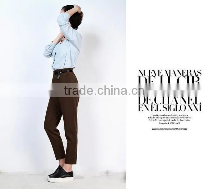 Leisure high-grade fabrics cotton men's trousers
