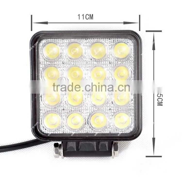 2014 new product heavy equipment led work light,48w work light 12v led working light for tractor