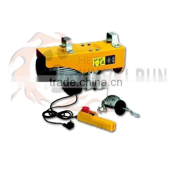 Portable lifting equipment 220V PA1000 mini wire rope hoist