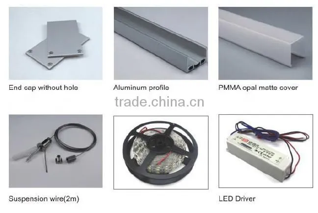 high quality rigid bar lighting 31mm width for PCB