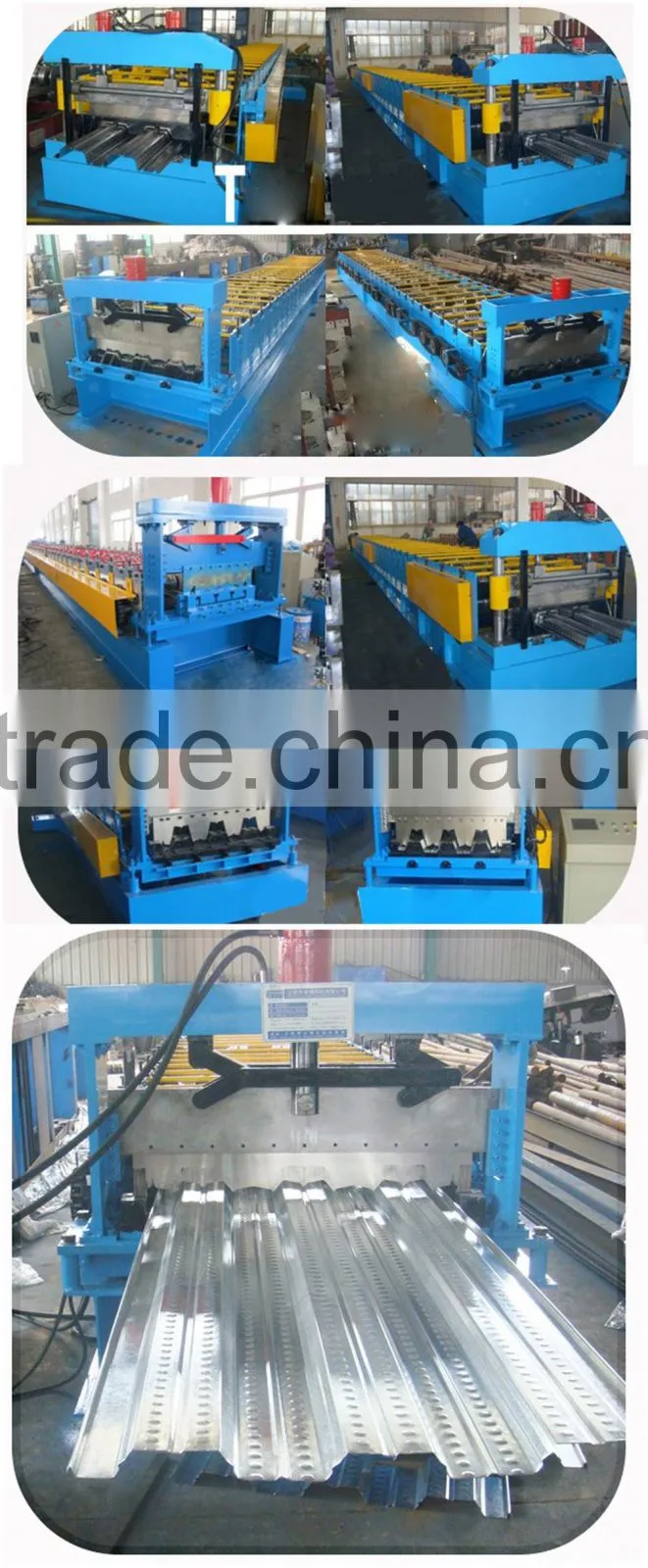New design multi color floor decking roll forming machines